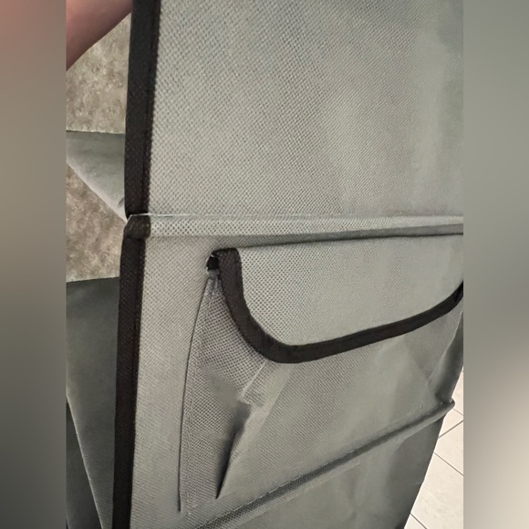 Smirly Hanging 6 Shelf Storage Closet Organizer w Hooks & 3 Pockets, Brand New - Picture 2 of 6